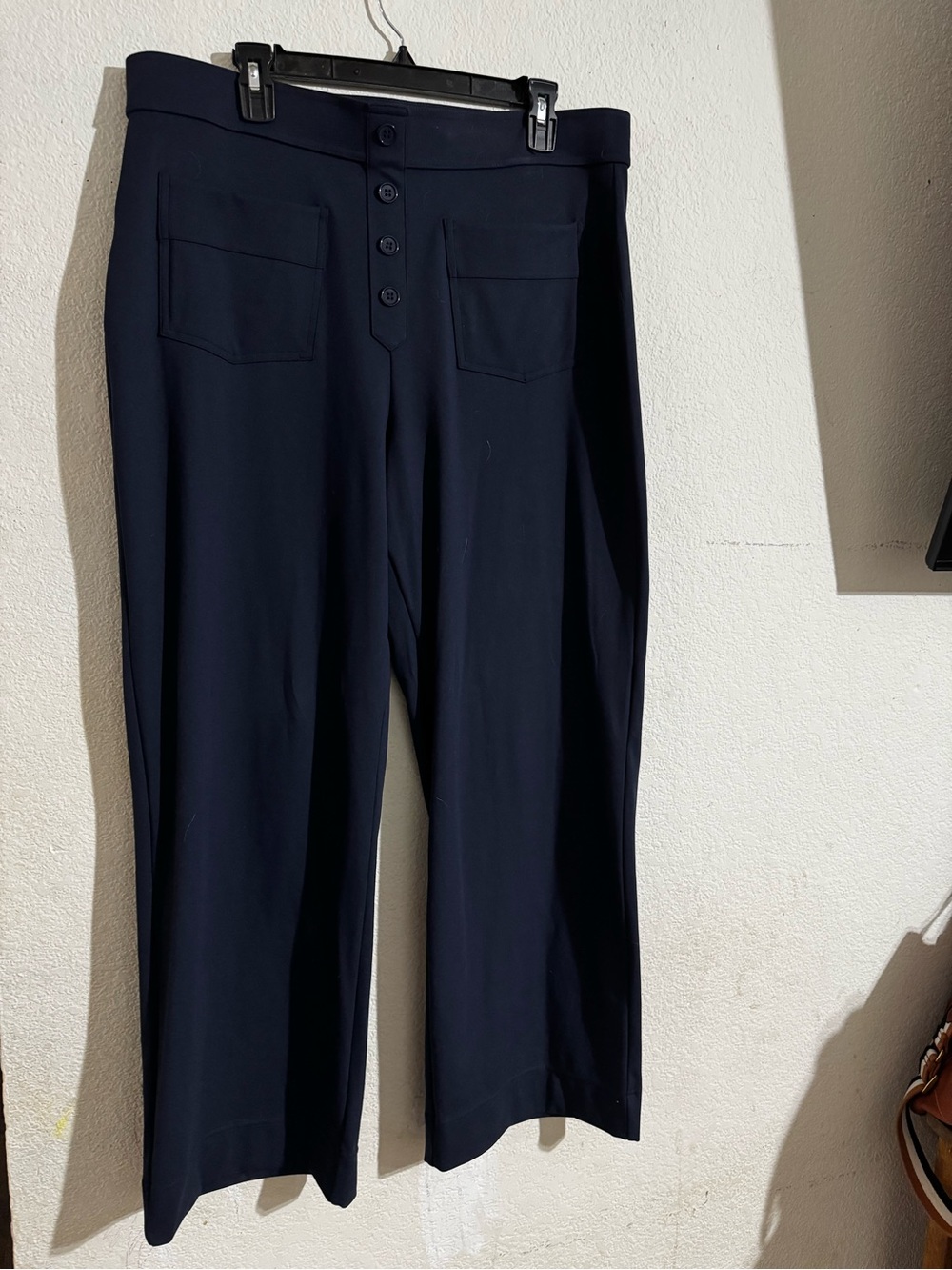 Halara High-Waist Wide-Leg Pants - Navy
